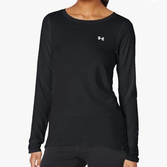 Under Armour Tops - Under Armour Thermal Base Layer Long Sleeve T-Shirt – Black, Size Small